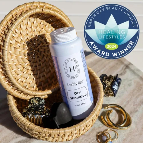 Miniatura 6 de Botella de champú seco para cabello saludable, 2.5 onzas, fórmula botánica en polvo sin perfume, elimina el exceso de aceites en el cuero cabelludo