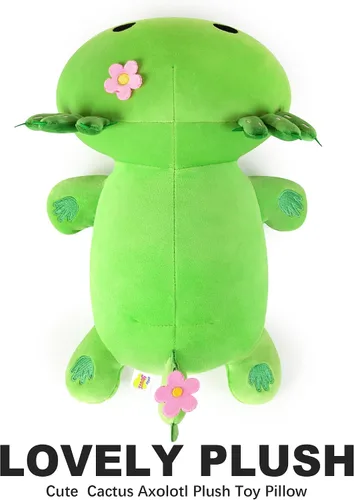 Miniatura 4 de Onsoyours Lindo Peluche de Axolotl, Suave Almohada de Peluche de Salamandra Animal de Peluche, Juguete de Peluche Kawaii para Niños