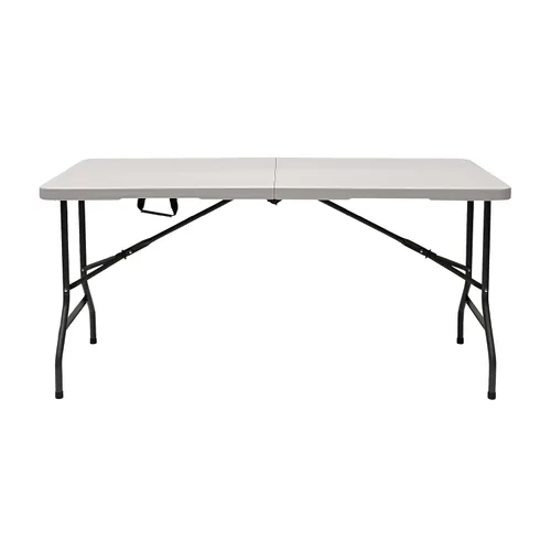 Miniatura 9 de Iceberg IndestrucTable Too - Mesa plegable biplegable, interior/exterior, grado comercial, carbón, 60 pulgadas de ancho x 30 pulgadas de profundidad