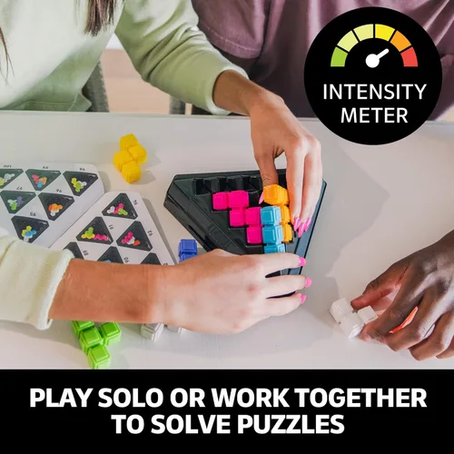 Miniatura 4 de Educational Insights Kanoodle Pyramid - Rompecabezas cerebrales 3D, juego de lógica de un solo jugador, juegos de viaje portátiles para niños
