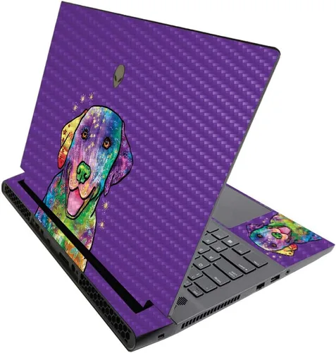 Miniatura 581 de MightySkins - Skin brillante con purpurina para Alienware M17 R3 (2020) y M17 R4 (2021) - Diversión de los años 90 Acabado duradero con purpurina