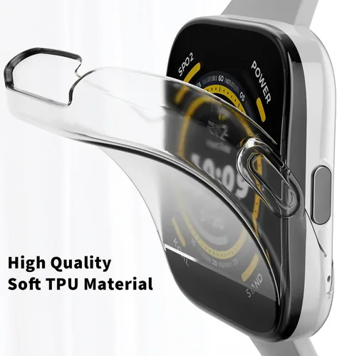 Miniatura 4 de Rc-Z Paquete de 2 fundas protectoras de pantalla para Amazfit Bip 5, TPU suave y flexible, funda protectora general HD ultrafina, accesorios