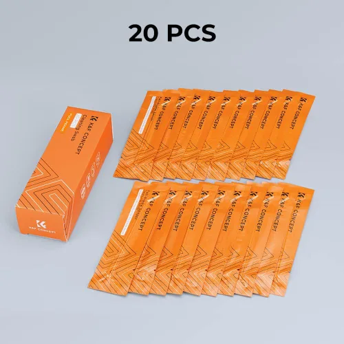 Miniatura 7 de K&F Concept Paquete de 20 sensores de fotograma completo, hisopos de limpieza, cámara digital DSLR SLR, CCD seco CMOS, hisopos limpios compatibles