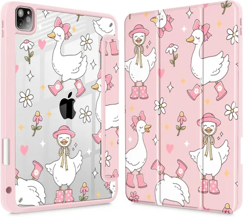 Miniatura 32 de May Chen Funda para iPad Pro de 11 pulgadas M2 de 4ª generación 2022, iPad Pro 11 de 3ª/2ª/1ª generación, Funda con cubierta trasera transparente a