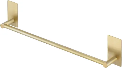 Miniatura 25 de KES Toallero de baño autoadhesivo de 24 pulgadas, no requiere taladro, para colgar toallas de baño, soporte para toallas de baño, acero inoxidable