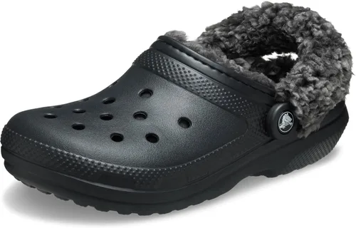 Miniatura 8 de Crocs - Zuecos clásicos unisex para adultos con forro de vellón, pantuflas mullidas para mujeres y hombres