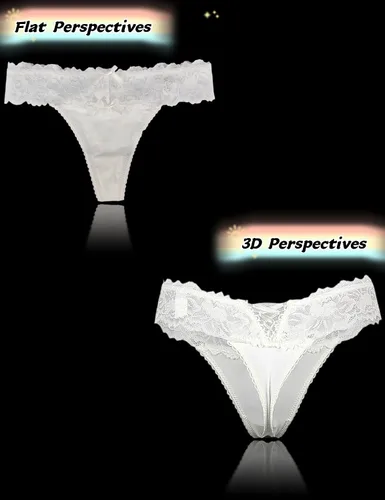 Miniatura 37 de ohyeah Tangas sexy de encaje tangas bragas de tiro bajo ropa interior para mujer de algodón entrepierna braga tangas bragas 4-18