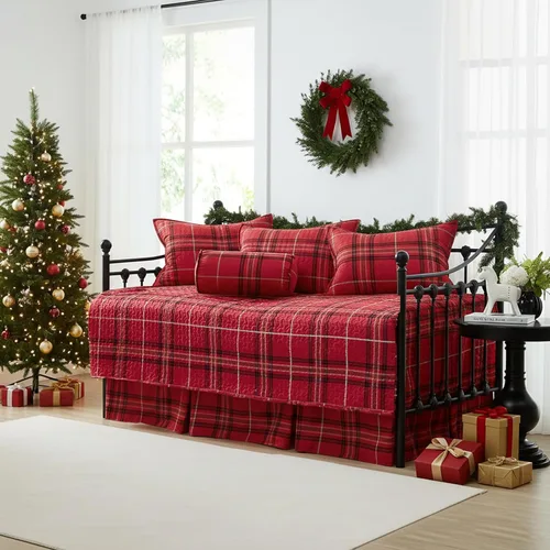 Miniatura 27 de Southshore Fine Living, Inc. Juegos de Edredón para Cama Nido Individual, Juego de Ropa de Cama Boho de 6 Piezas con Funda para Cama Nido, 3 Fundas