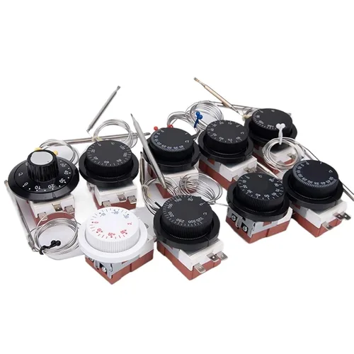 Miniatura 2 de SYOAXVVD 1 unids Rainbow 3 Pines Termostato Mecánico Interruptor de Temperatura Controlador Ajustable TS-250SB 122.0-482.0 °F Celsius