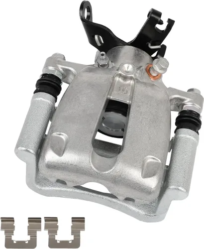 Miniatura 36 de cciyu Conjunto de pinza de freno trasera izquierda 18B4644A con soporte para Buick Rendezvous, para Chevy Venture, para Oldsmobile Silhouette