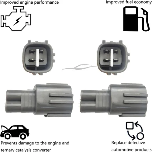 Miniatura 3 de Dropwater 1 par de sensores de O2 superior e inferior de repuesto para Toyota 1996 19997 1998 4Runner, 1995-1999 Tacoma, Reemplazos #234-4162