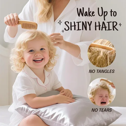 Miniatura 4 de Olesilk - Funda de almohada 100% seda con cremallera oculta para la belleza del cabello y la piel, ambos lados, 19 milímetros (0.74 pulgadas)