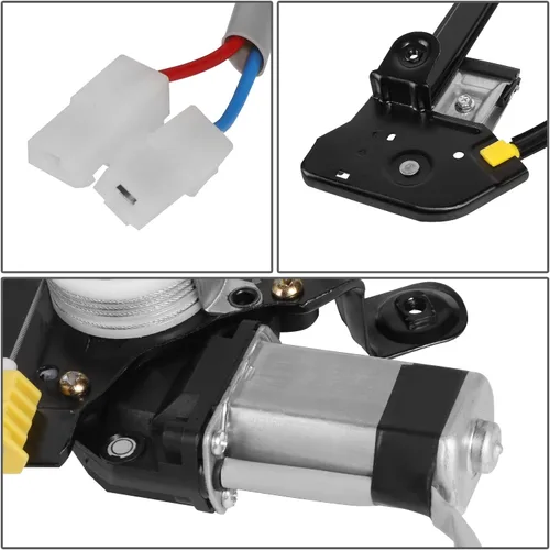 Miniatura 3 de DNA MOTORING Elevalunas eléctrico delantero izquierdo con conjunto de motor compatible con 04-08 F150 / Lobo, 06-08 Mark LT, Crew Cab/Standard Cab