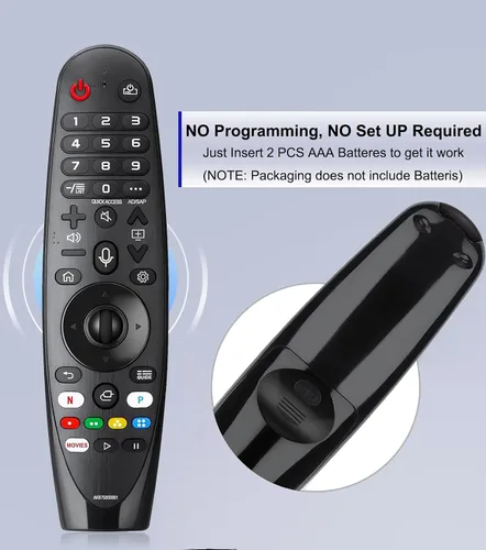Miniatura 7 de Control remoto de repuesto para LG Magic Smart TV (sin voz ni puntero), compatible con AKB75855501 LG Smart TV LCD/LED/OLED/QNED/NanoCell/4K