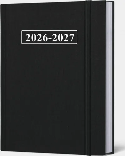 Miniatura 12 de Agenda 2026 – Agenda semanal y mensual de enero de 2026 a diciembre de 2026, agenda 2026 de 5.8 x 8.3 pulgadas con bolsillo interior, banda