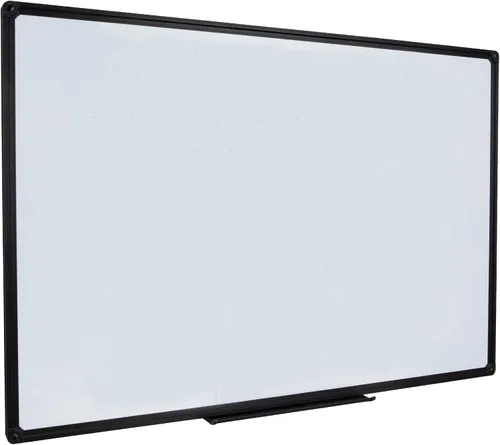 Pizarra magnética de borrado en seco, pizarra blanca de presentación de 40 x 28 pulgadas con bandeja para bolígrafos, pizarra blanca montada en la