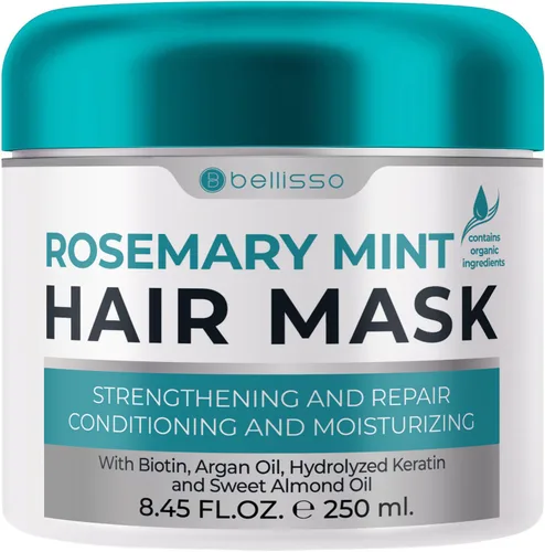 Miniatura 15 de Mascarilla de queratina para el cabello - Acondicionador profundo hidratante libre de sulfato para cabello seco, dañado y con puntas abiertas