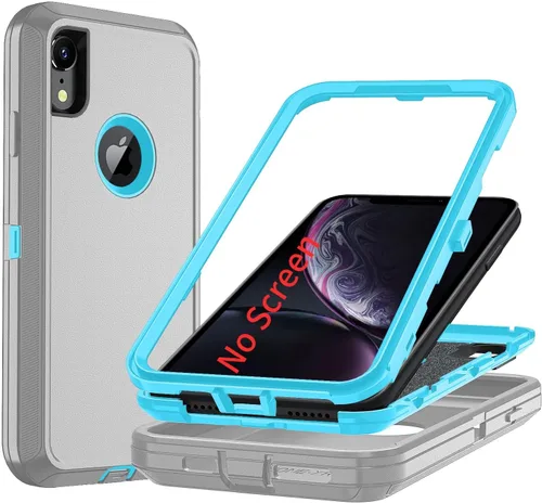 Miniatura 9 de Funda para iPhone X/i Phone Xs, 3 capas duradera funda de teléfono resistente protección para teléfono, a prueba de golpes a prueba de caídas a Negro