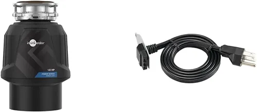 InSinkErator Power 1HP y triturador de basura EZ Connect cable de alimentación de 3 pies para modelos de triturador de desperdicios de alimentación