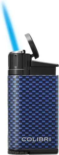 Miniatura 12 de Colibri EVO - Encendedor de butano recargable con llama de un solo chorro en ángulo, resistente al viento, fácil de usar, con agarre de fibra