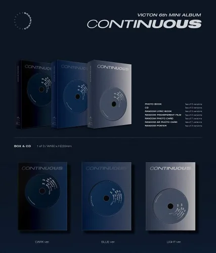 Miniatura 2 de VICTON - Álbum Continuo (6º Mini Álbum)+Juego de tarjetas de fotos extra (versión aleatoria)