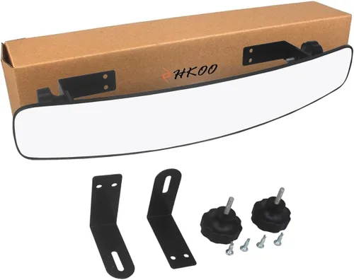 Miniatura 7 de Espejo retrovisor panorámico de 180 grados extra ancho de 16.5 pulgadas, apto para carrito de golf, EZGO Club Car Yamaha (espejos de carrito de golf)