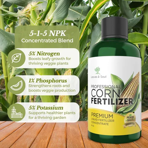 Miniatura 4 de Fertilizante de maíz profesional líquido 5-1-5 concentrado de 8 onzas, fertilizante de planta de maíz premium, fertilizante líquido para plantas