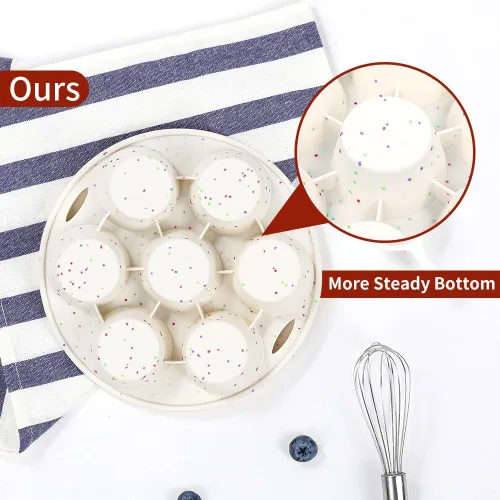 Miniatura 6 de GOKCEN's Moldes de silicona para minisuflés de huevo [Paquete de 2] Accesorios para Instant Pot - Se adapta a olla a presión Instant Pot de 4.7