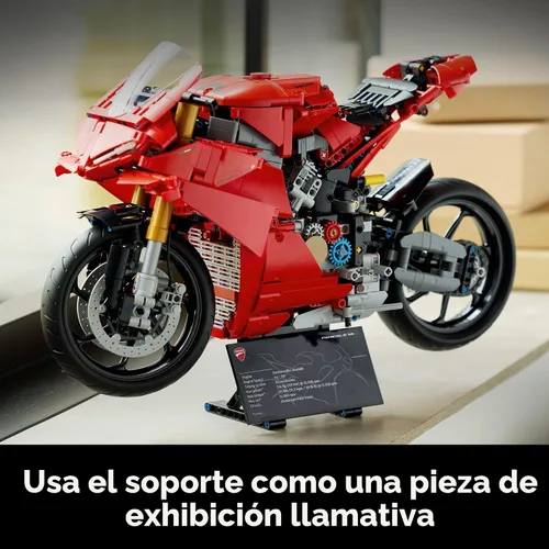 Miniatura 6 de LEGO Technic Ducati Panigale V4 S Juego de Construcción de Motocicleta - Set de Construcción para Adultos, Hombres y Mujeres, Edades 18+ - Regalo