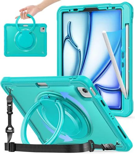 Miniatura 11 de BATYUE Funda para iPad Air de 11 pulgadas M3/M2 (2025/2024), Air 5th/4th 10.9 pulgadas (2022/2020), Pro 11" 4th/3rd/2nd/1st, funda a prueba