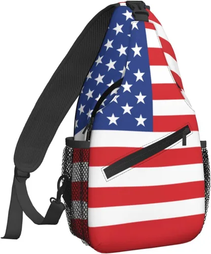 Miniatura 27 de Famame Mochila bandolera para el pecho, bolsa de hombro, gimnasio, ciclismo, viajes, senderismo, mochila para hombres y mujeres.., Multicolor27.
