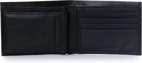 Miniatura 2 de Alpine Swiss Cartera plegable de cuero con bloqueo RFID para hombre de alta capacidad