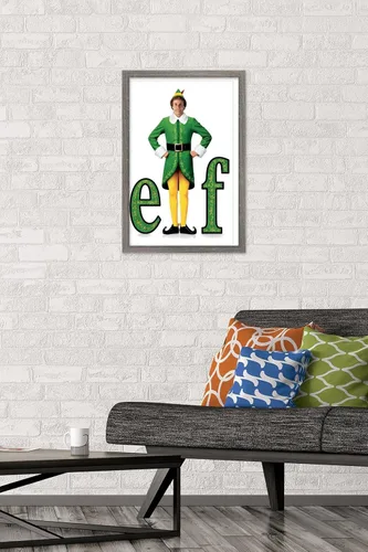 Miniatura 2 de Trends International Elf - Póster de pared de una hoja, 14.725 x 22.375 pulgadas, versión enmarcada de madera de granero