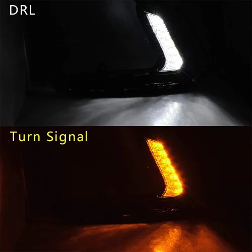 Miniatura 3 de Astra Depot Luz LED de circulación diurna izquierda derecha DRL lámpara antiniebla con señal de giro secuencial compatible con Hyundai Elantra 6ª