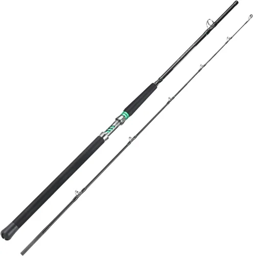 Miniatura 2 de Sougayilang Caña de pescar Spinning Surf de carbono para playa agua salada, 2 piezas (9'/10'/11'/12') caña de surf