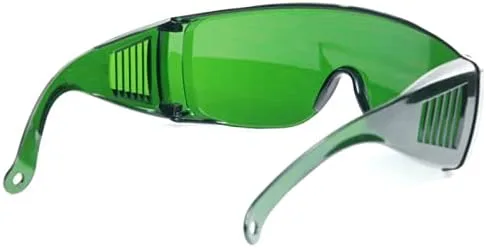 Miniatura 5 de Gafas de seguridad láser 200-450nm y 800-2000nm 405nm OD4+450nm 808nm 1064nm YAG gafas protectoras con caja