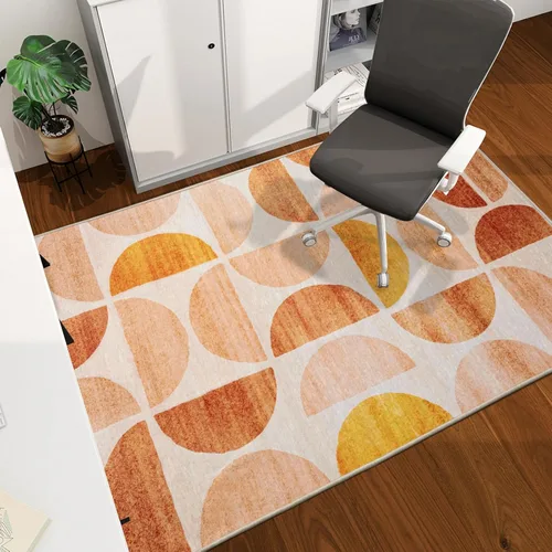 Miniatura 71 de chakme Tapete para silla de oficina para suelo de madera dura, 48 x 36 pulgadas, protector de escritorio de computadora de fácil deslizamiento