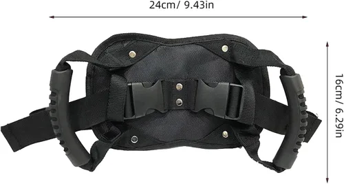 Miniatura 8 de SUPVOX Cinturón de seguridad para pasajeros de motocicleta, mango ajustable para asiento trasero, correa de motocicleta para conducción segura