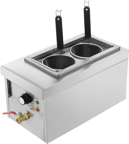 Máquina de cocina de fideos de 2 agujeros, cocina de pasta comercial, fabricantes de pasta, horno de fideos de 2KW, herramienta de cocina de cocina