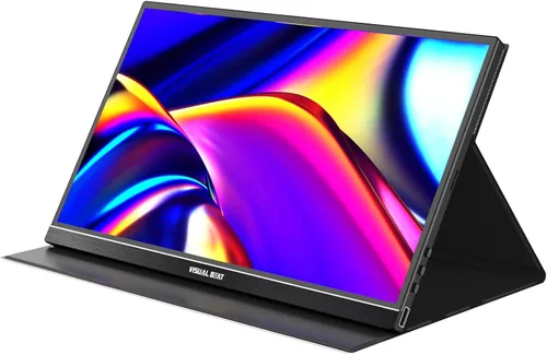 Miniatura 8 de Monitor portátil Pantalla táctil de 15.6 pulgadas 1080P USB-C HDMI Pantalla de computadora HDR IPS Pantalla de cuidado ocular 100% sRGB con cubierta