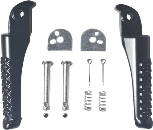 SJVLXHI Juego de soportes y estribos para reposapiés Coleman BT200X CT200U Trail 200 CT200U-EX CT100u Trail 100 196cc 6.5hp Powersports Motor Mini