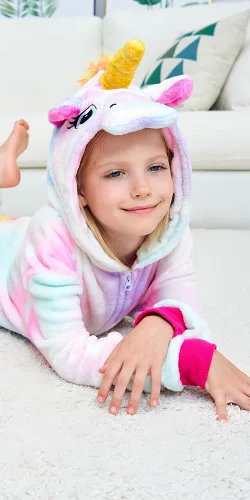 Miniatura 6 de Pijama unisex de unicornio para niños, disfraz de Halloween