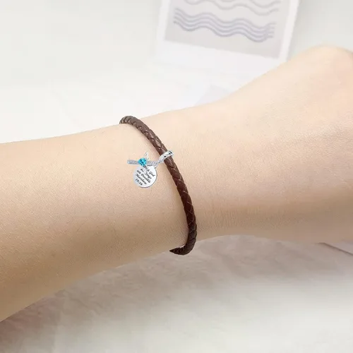 Miniatura 5 de QeenseKc Key to My Heart - Ala de ángel infinito con cristal transparente y oro rosa para pulsera europea