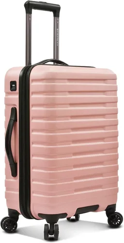 Miniatura 3 de U.S. Traveler Boren - Maleta de viaje de policarbonato resistente con 8 ruedas giratorias, asa de aluminio