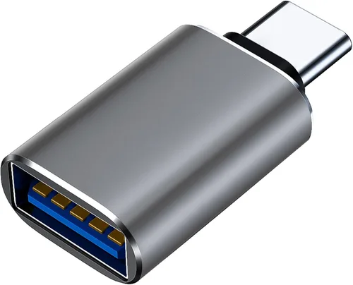 Adaptador USB C a USB, adaptador USB C, adaptador tipo C macho a USB 3.1 hembra, adaptador USB OTG a USB C compatible con MacBook, iPhone 17/16/15,