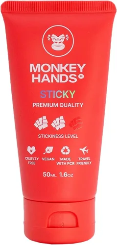MONKEY HANDS Gel de Agarre MonkeyHands para Pole Dance, Calisthenics, Anillas, Parkour, Gimnasia, Pádel, Tenis y Más - Alto Rendimiento - Amigo de