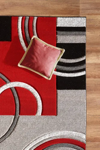 Miniatura 4 de GLORY RUGS Alfombra de Área Moderna 2x7 pies Marrón Suave Tallada a Mano Alfombra de Piso Contemporánea con Textura Esponjosa Premium