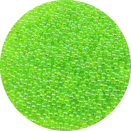 Miniatura 58 de 2000 cuentas redondas acrílicas de 0.157 pulgadas (0.157 in), cuentas espaciadoras de colores AB con agujero para bricolaje, pulseras, collares