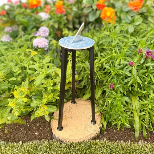 Miniatura 9 de Regalo de reloj de sol de aniversario para el 25 aniversario de boda de plata en 2025 – Decoración del hogar de metal reciclado o idea de regalo