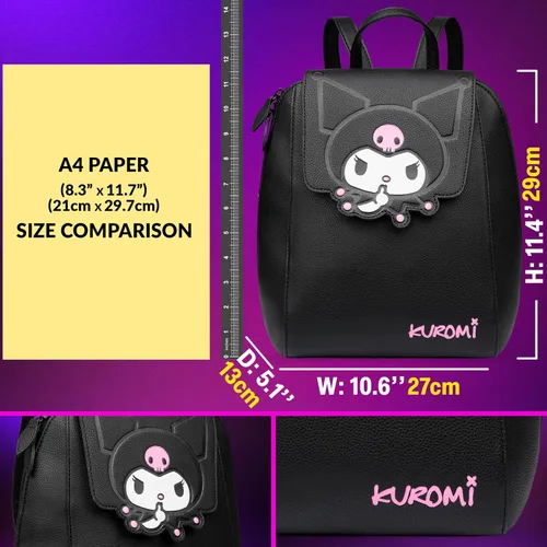 Miniatura 2 de Mochila Get Trend para Mujeres, Adolescentes, Mini Mochila de Cuero PU, Pequeña Bolsa de Viaje para Escuela, Trabajo, Uso Diario, Regalos